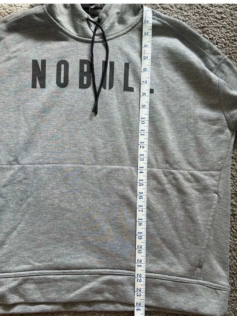 Women’s No Bull Gray Hoodie Size Medium